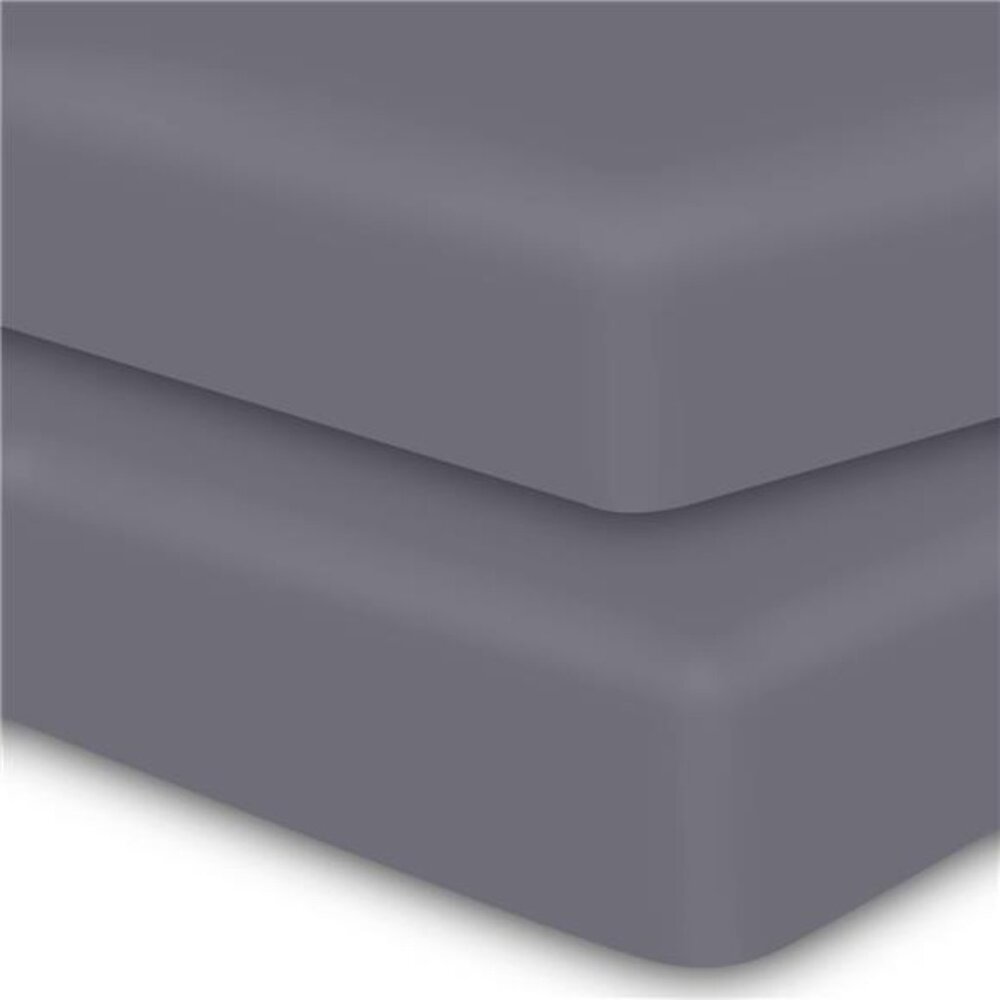 2-Pack Baby Fitted Crib Sheets - Soft Breathable Microfiber Toddler
